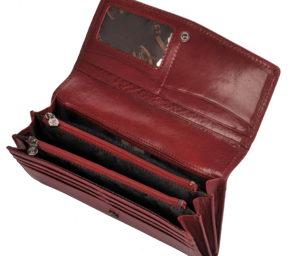 Dámská kožená peněženka 4466 KOMODO BORDEAUX - náhled 5
