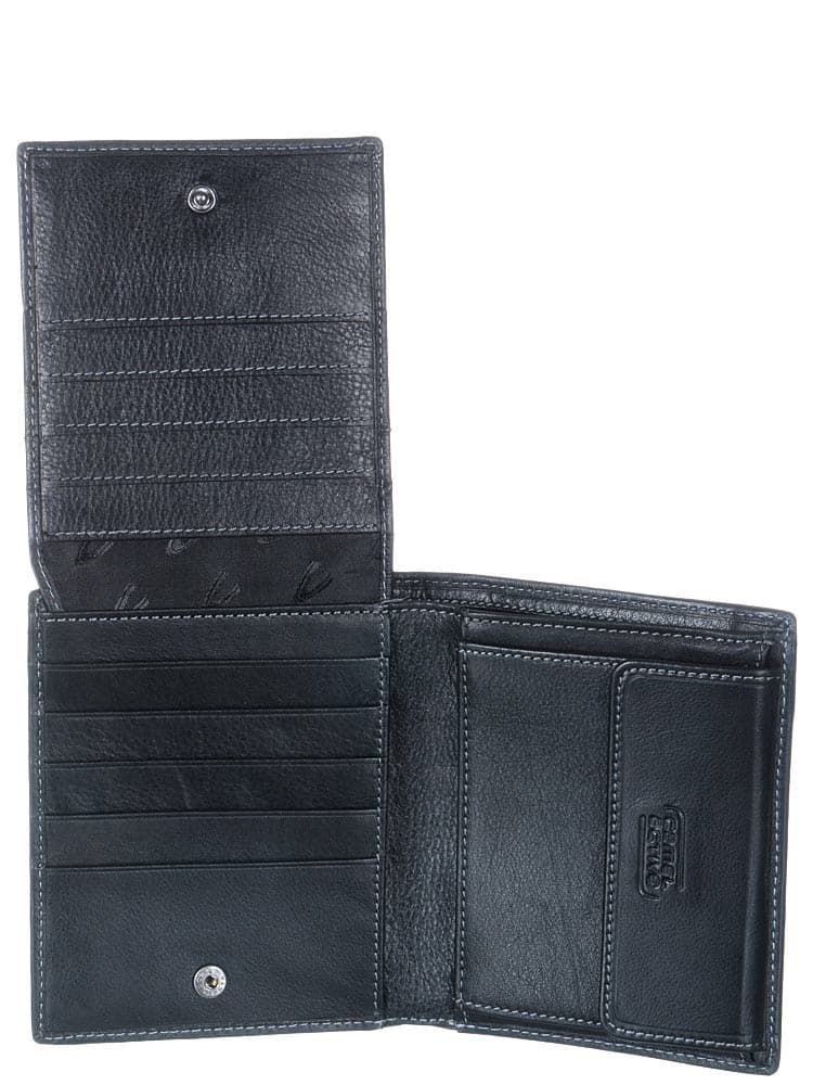 Pánská kožená peněženka RFID SAFE B34-708-60 černá (zip na bankovky) - náhled 2