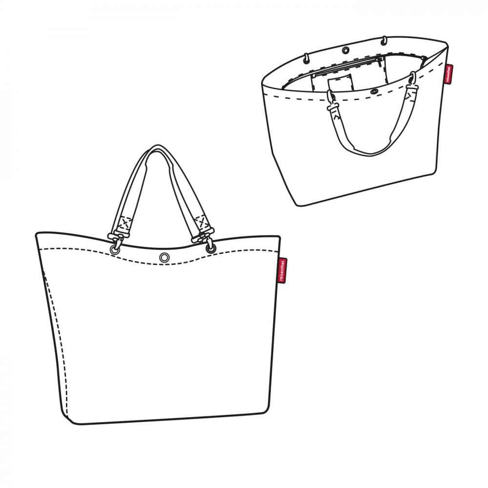 reisenthel shopper XL twist silver - náhled 2