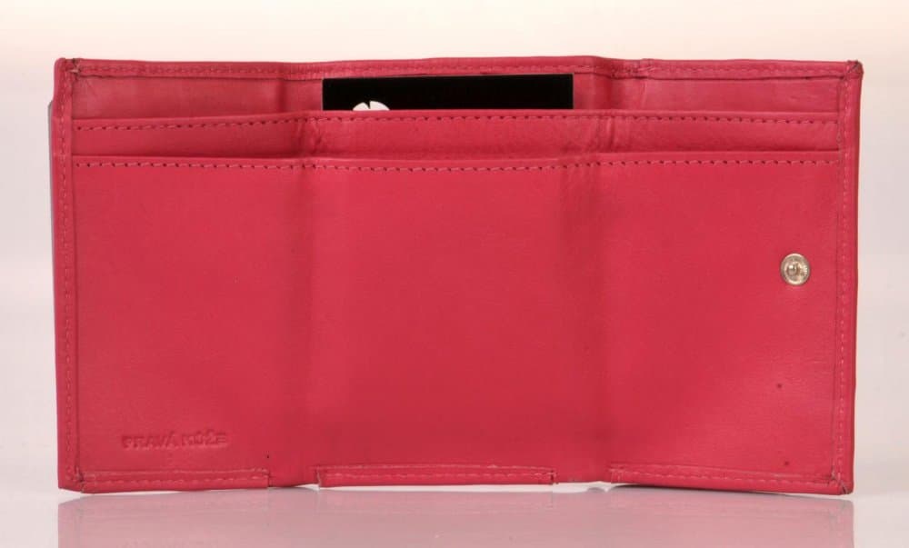 Malá kožená peněženka SEGALI SG-1756  růžová hot pink - náhled 5