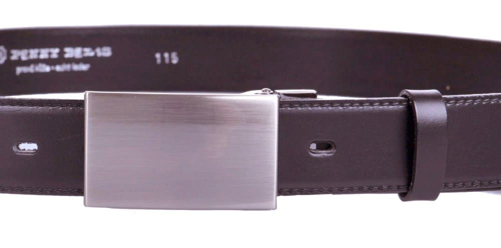 Společenský pásek Penny Belts 35-020-2PS-40 tmavě hnědý 95 cm - náhled 3