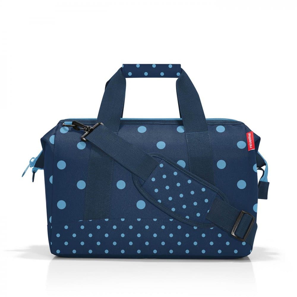 Dámská cestovní taška allrounder M mixed dots blue MS4080 - náhled 4