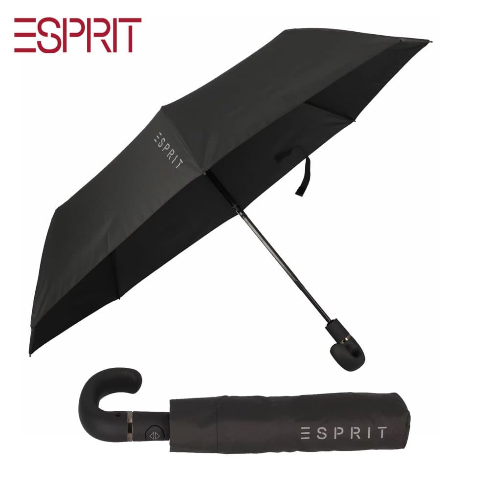 Pánský automatický skládací deštník Esprit Gents Easymatic RH black 58361 černý
