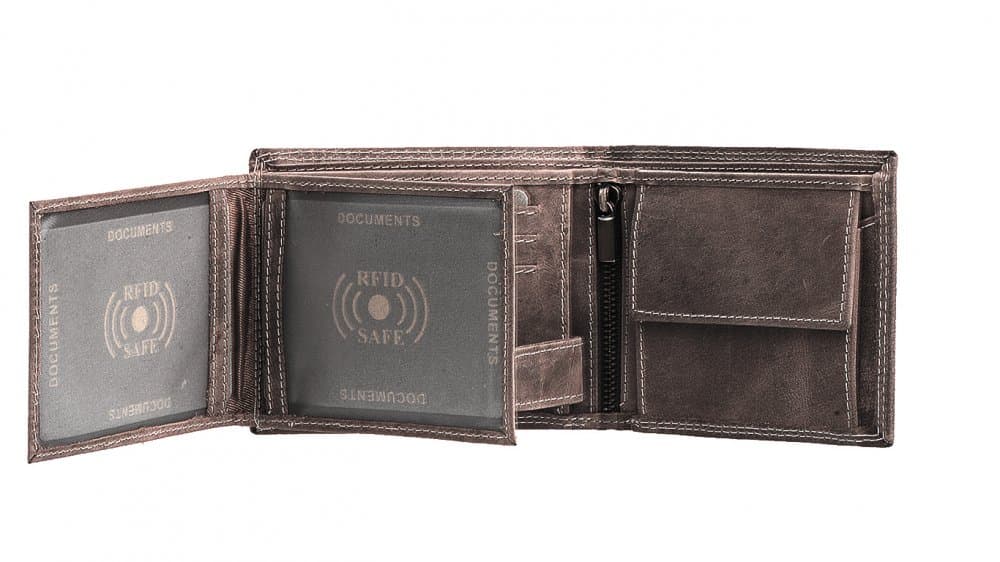 Peněženka Neus HTW-103 hnědá RFID - náhled 4