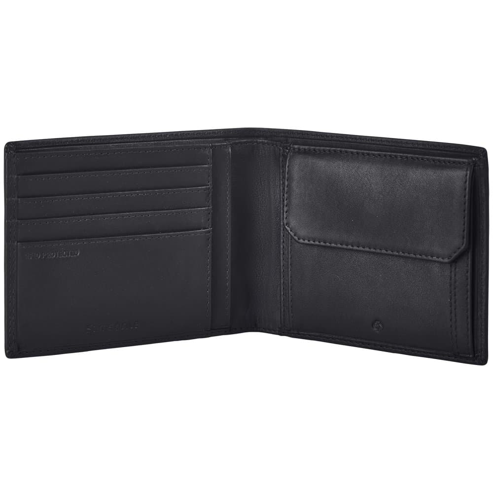 Samsonite pánská kožená peněženka Attack 2 SLG 123999-1041 černá - náhled 3