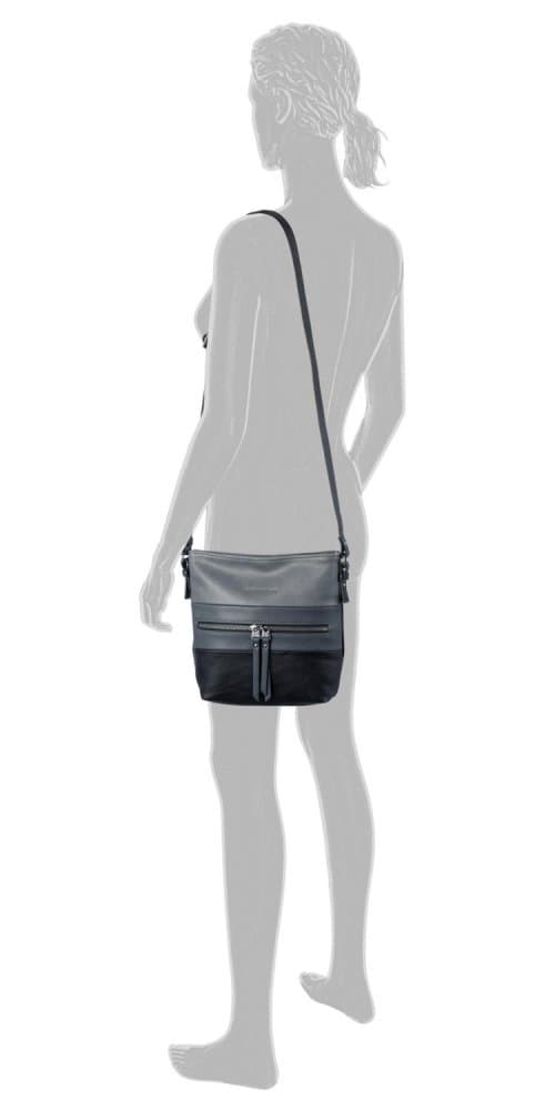 Tom Tailor kabelka Ellen Cross bag M 26103-60  černo/šedá - náhled 4