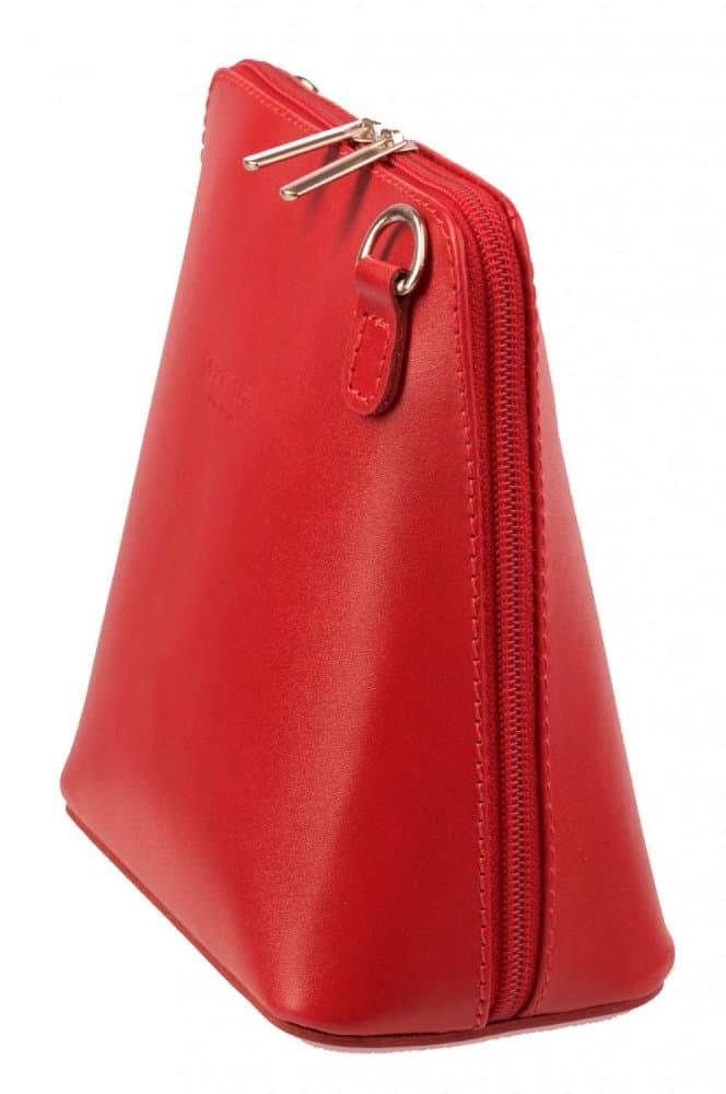 Giglio leather malá dámská kožená kabelka 133 červená - náhled 3