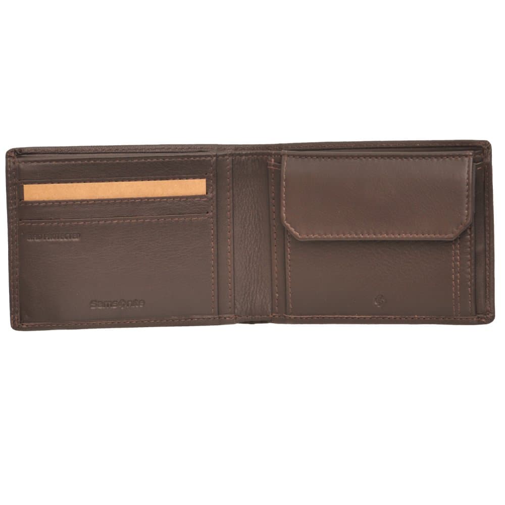 Samsonite Attack 2 SLG 151889-1320  pánská kožená peněženka hnědá - náhled 2