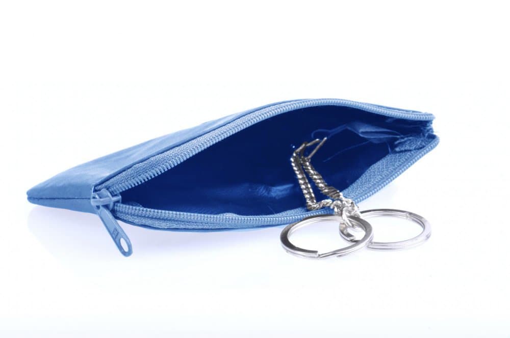 HJP Velká kožená klíčenka 1039-B cobalt modrá - náhled 3