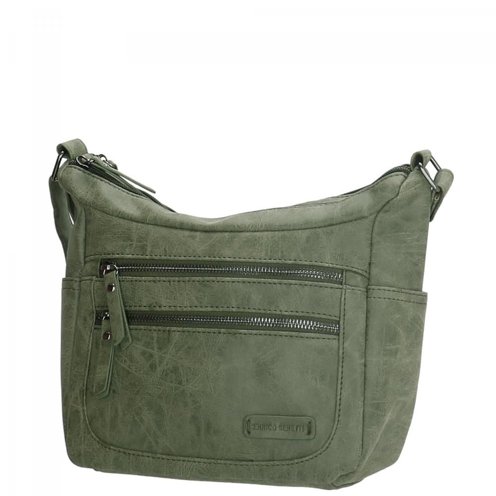 Dámská kabelka přes rameno Enrico Benetti 66343-029 zelená olive - náhled 3