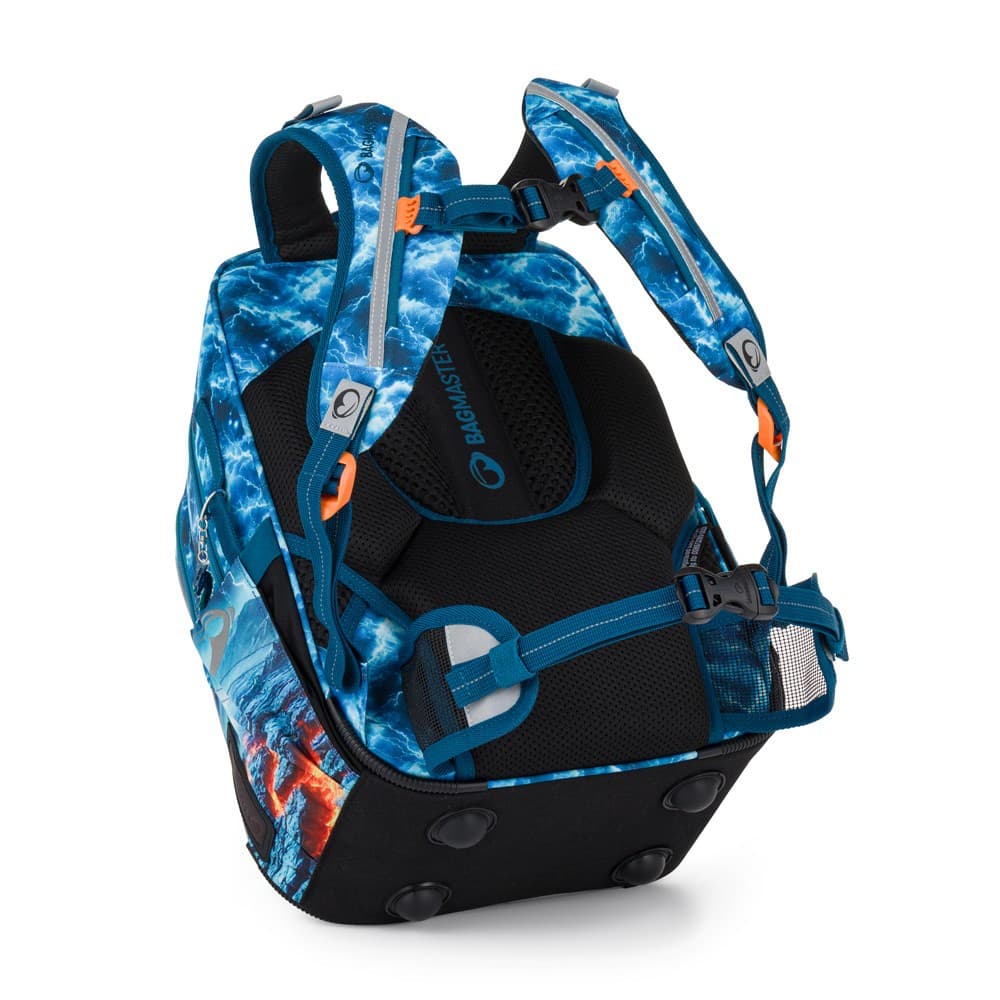 Bagmaster Školní batoh pro děti LUMI 26 D – drak, lehký ergonomický batoh - náhled 5