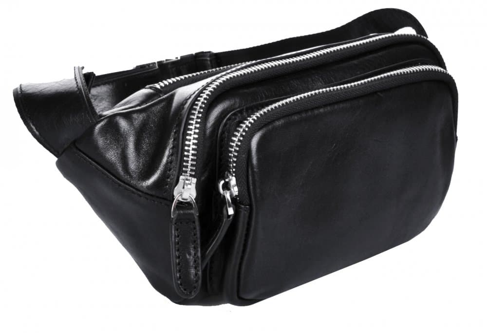 Giglio leather kožená ledvinka 1202 černá - náhled 3