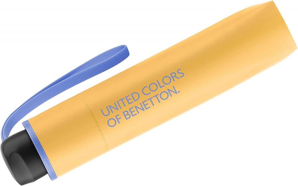 Benetonn deštník Super Mini golden ceream 56261, žlutý - náhled 3