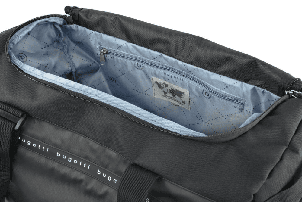Elegantní menší sportovní taška Bugatti BLANC DeLight černá 49450001 - náhled 4
