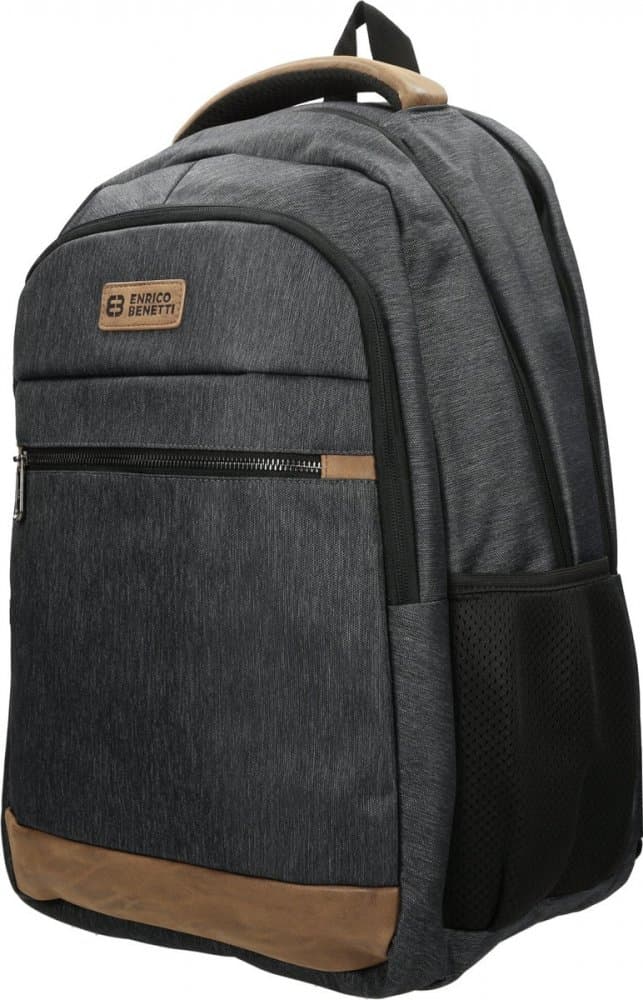Pánský batoh do práce na notebook 17" 62121-012 grey München - náhled 5