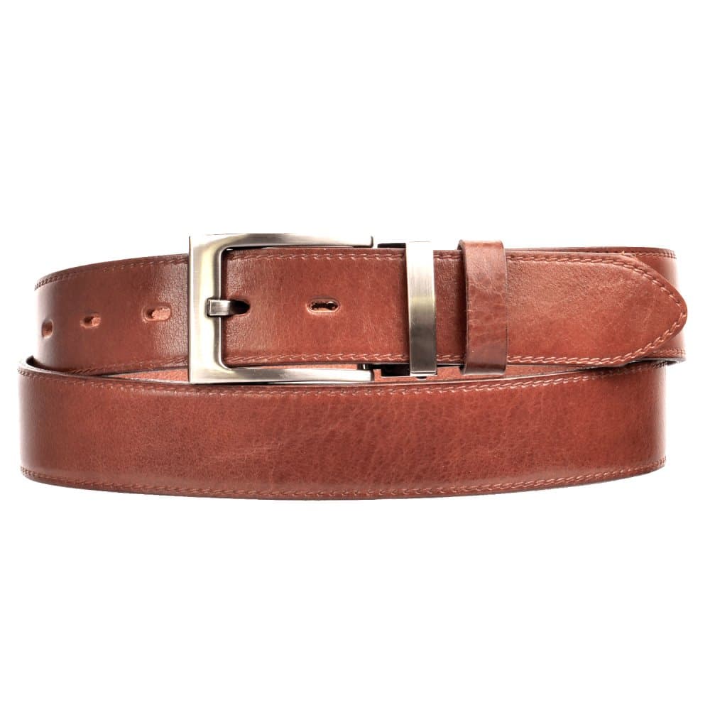 Penny Belts Pánský kožený pásek  35-020-22-48 hnědý 100 cm - náhled 1