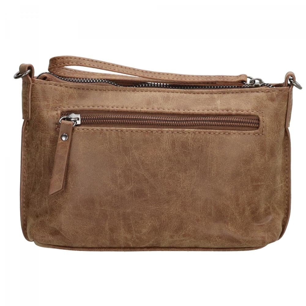 Malá crossbody kabelka Enrico Benetti Zoë 66907-010 hnědá camel - náhled 4