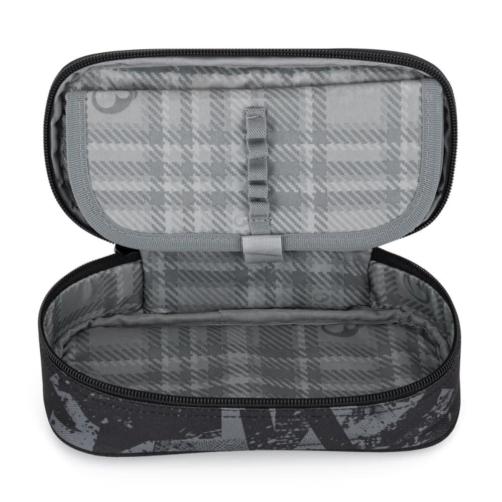 Bagmaster Školní penál NOMAD 25 B – šedo-černý - náhled 4