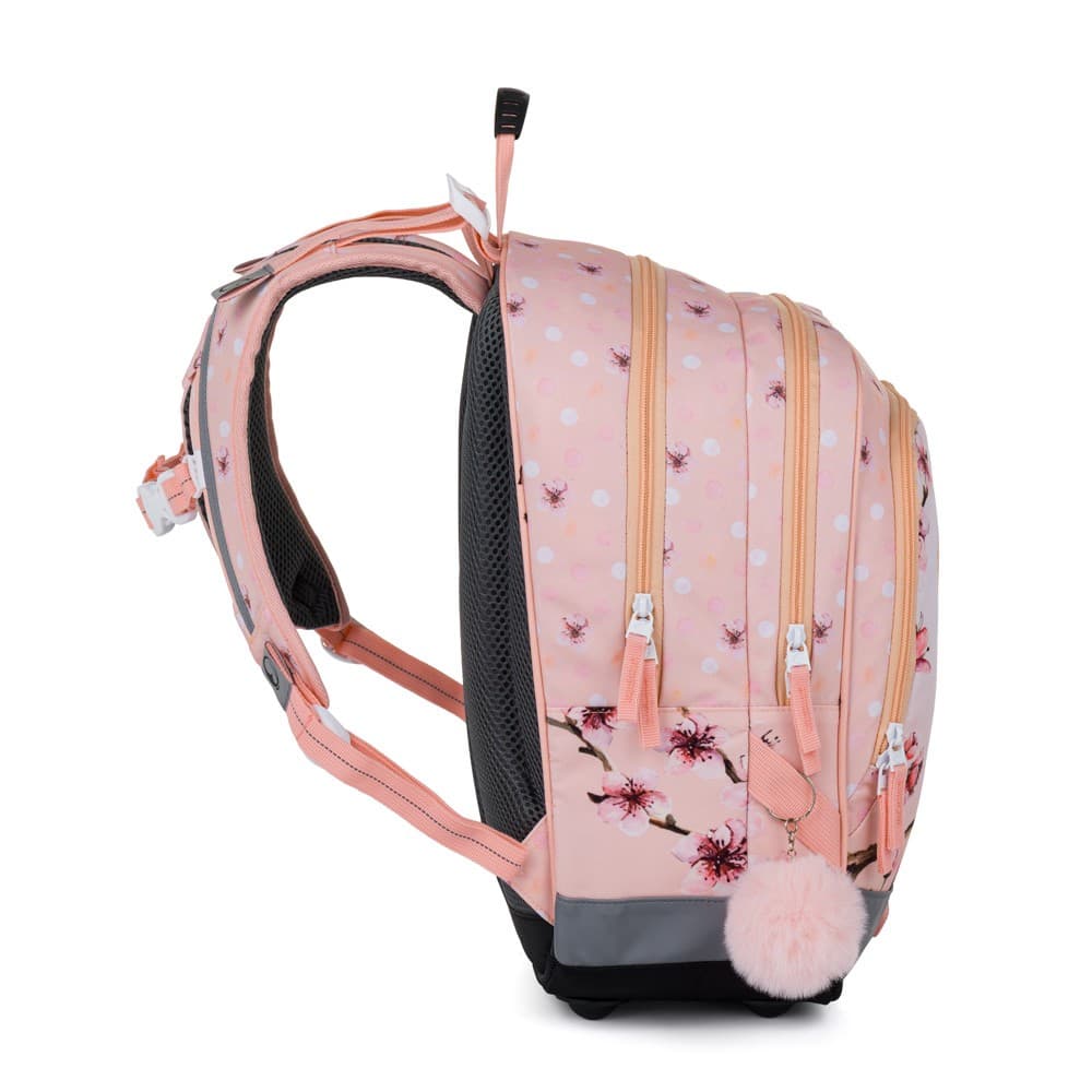 Bagmaster, Dívčí velký školní set pro prvňáčky Alfa 26 A Veverka (batoh + penál + sáček na tělocvik + lahev + box) - náhled 4