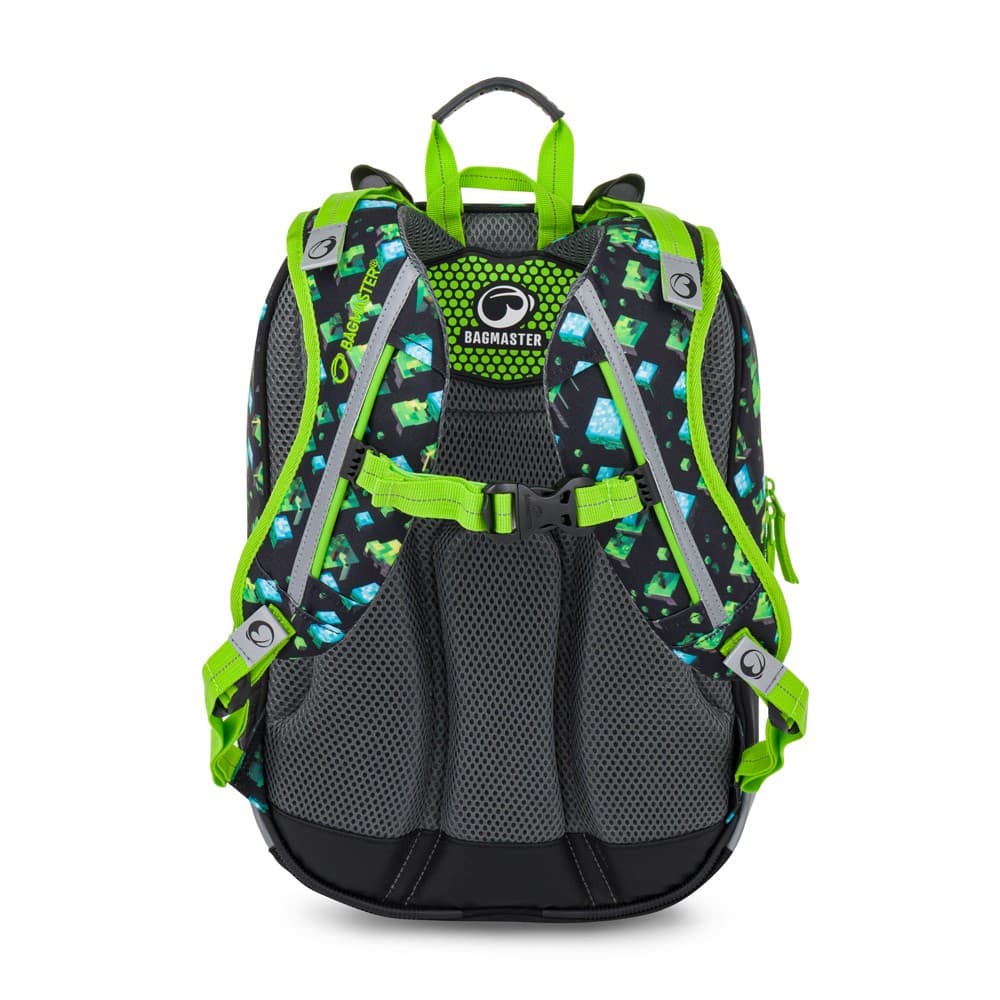 Bagmaster Malý školní set pro prvňáčky – země kostiček ALFA 26 B ( batoh + penál + sáček na tělocvik) - náhled 5