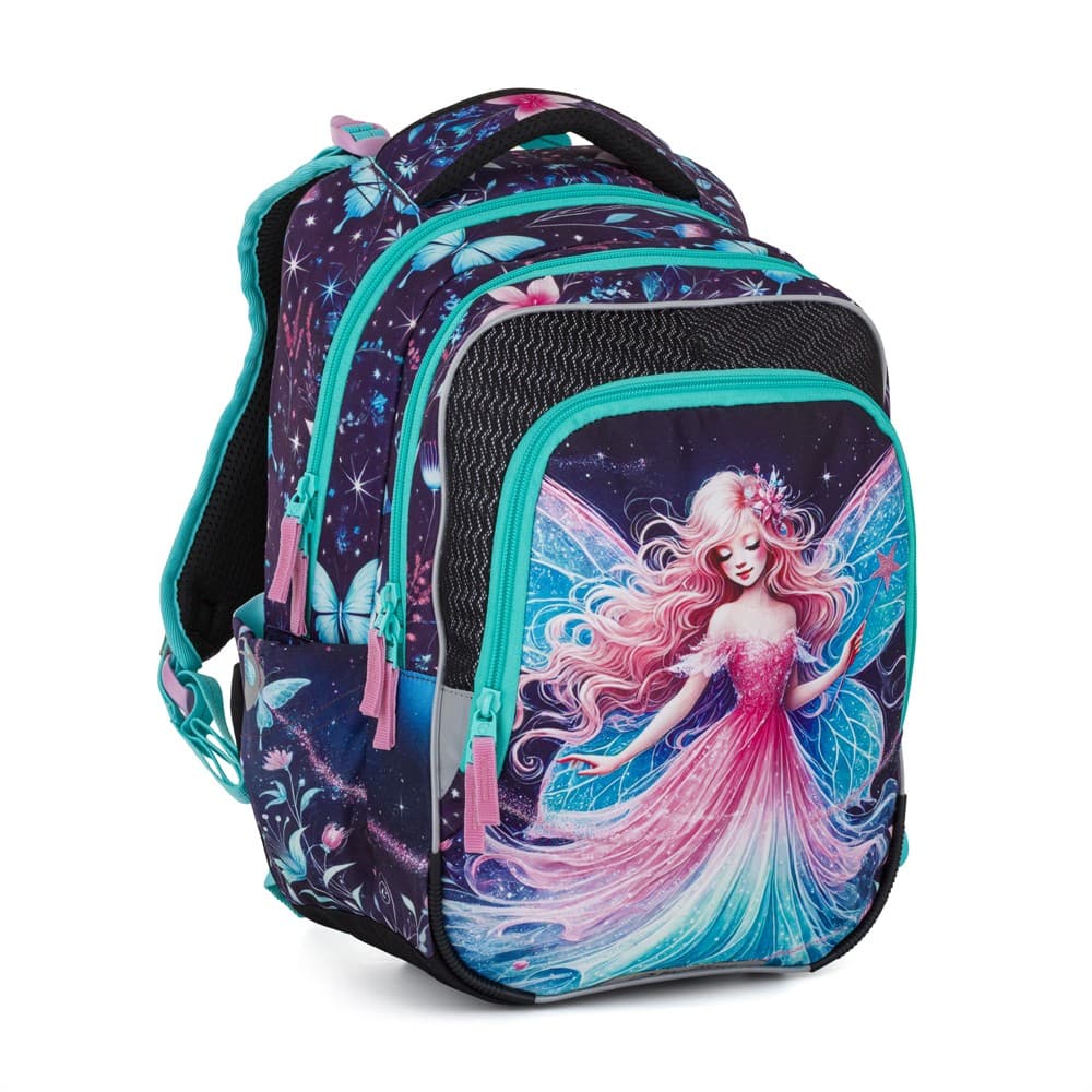Bagmaster Dívčí školní batoh Víla BETA 26 A  - lehký školní batoh pro prvňáčky - náhled 1