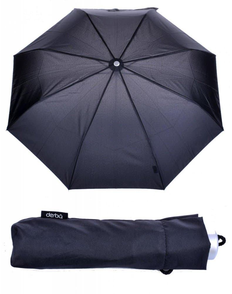 Derby Skládací odlehčený černý deštník Mini Light uni 722166CZ
