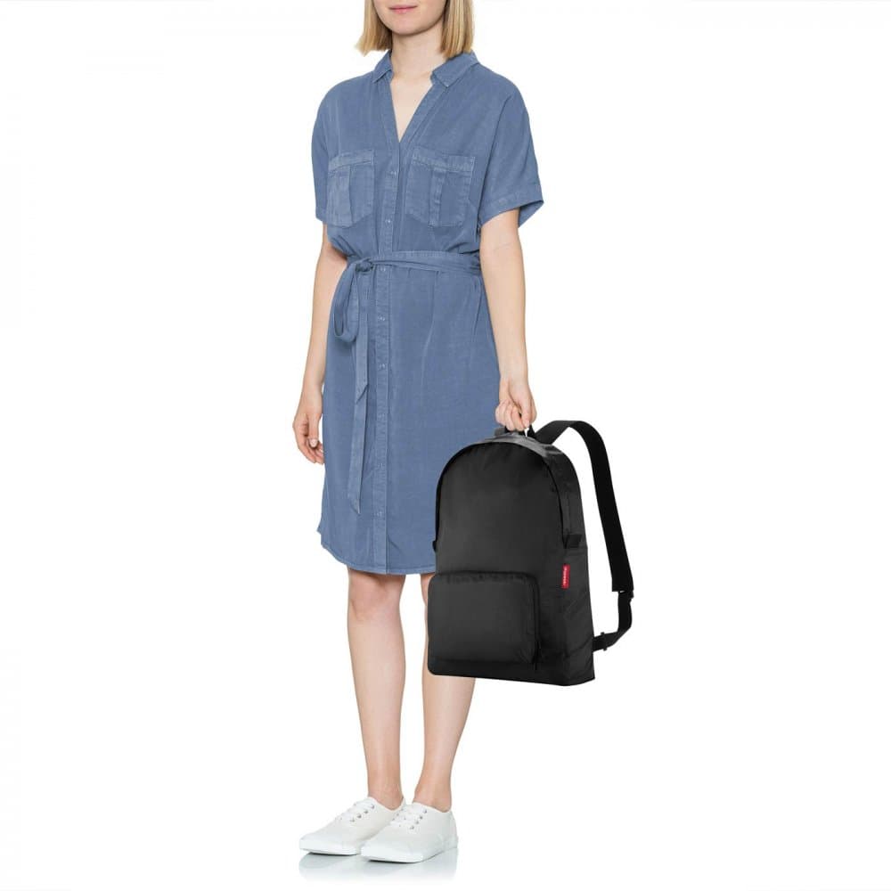 Skládací batoh Reisenthel Mini Maxi rucksack black AP7003 - náhled 3