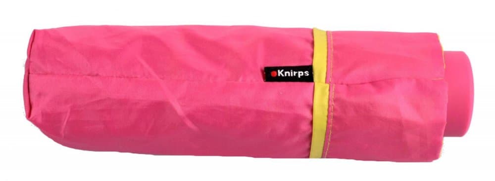 Luxusní skládací mini deštník Knirps piccolo pink 868276 - náhled 2