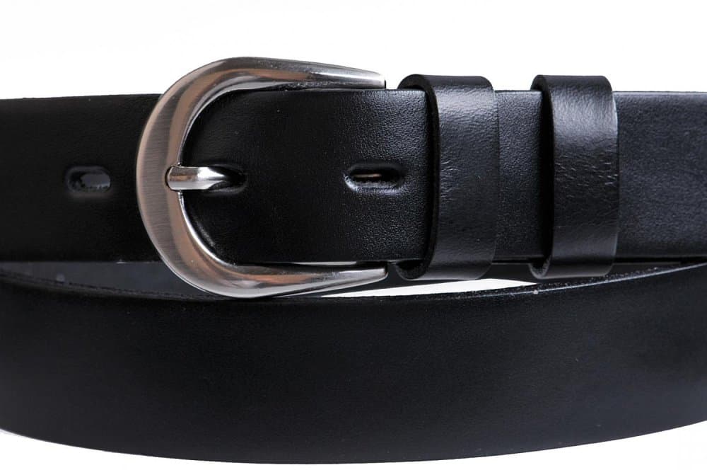 Penny Belts Dámský kožený pásek 30-191-63 černý 100 cm - náhled 2
