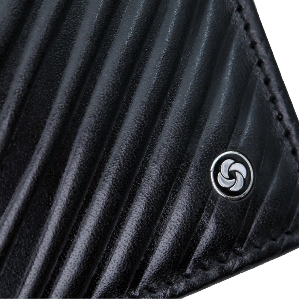 Samsonite Luxusní velká pánská kožená peněženka Refined SLG 155856-1041 černá - náhled 3