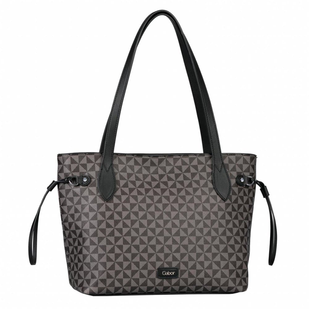 Gabor Kabelka Barina zip shopper mixed black 8441-133 černá