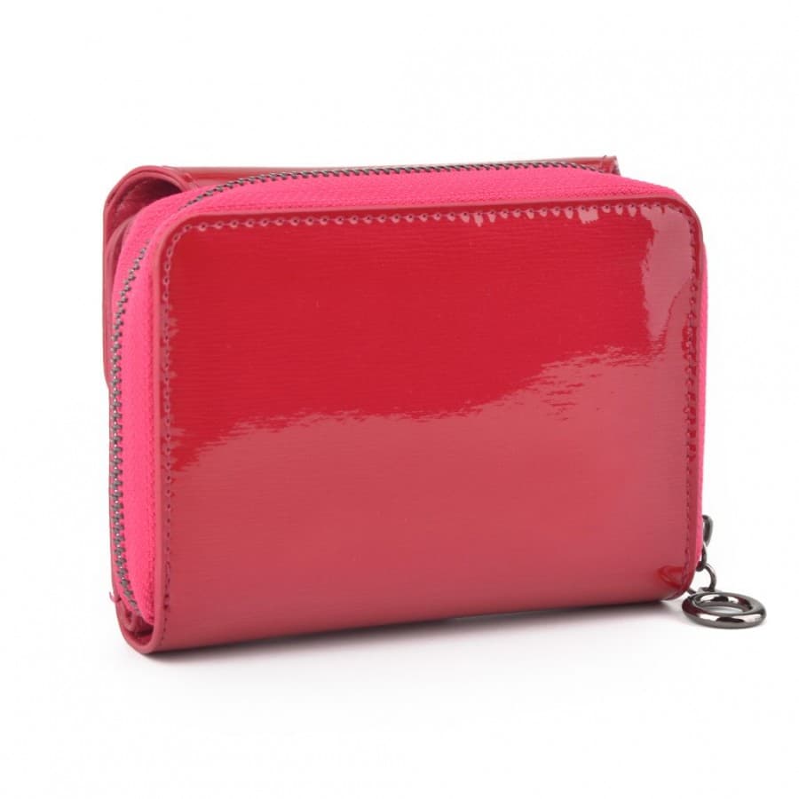 Dámská peněženka z lakované kůže Carmelo 2104 G FUCHSIA - náhled 3