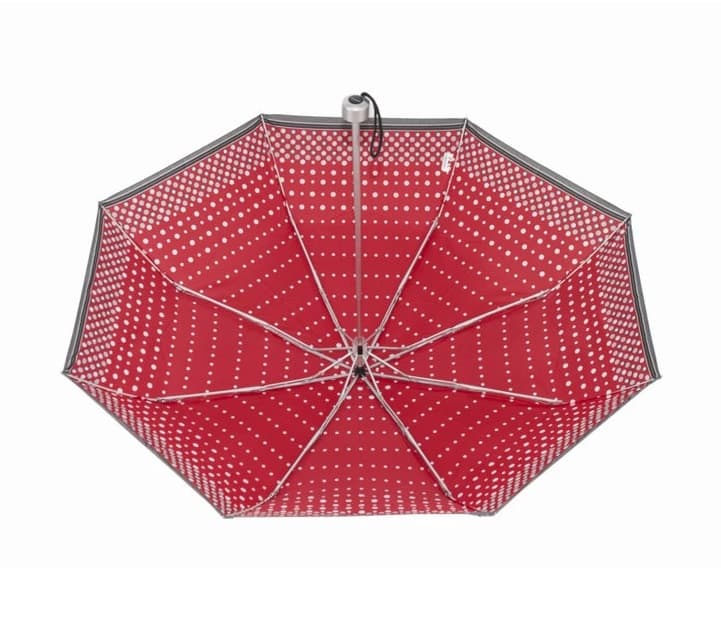 Mini Light printed dámský skládací lehký deštník 722165CZ11 červený - náhled 3