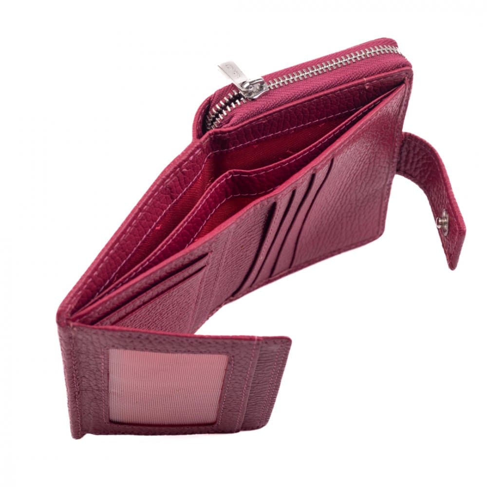 Dámská  kožená peněženka SG-7618 VIVA MAGENTA tmavě růžová - náhled 5
