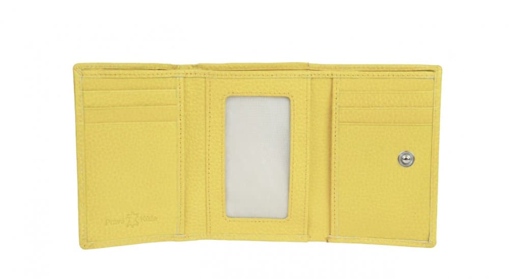 Dámská kožená peněženka SEGALI 7106 B pastel yellow světle žlutá - náhled 4