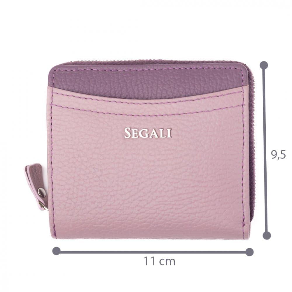 SEGALI 7544 B Orchid/Rose Wine – dámská kožená peněženka - náhled 3
