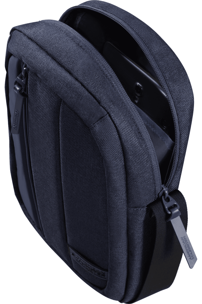 Pánská menší taška přes rameno tmavě modrá STREETHERO CROSS-OVER NAVY MELANGE 147032-7757 - náhled 5