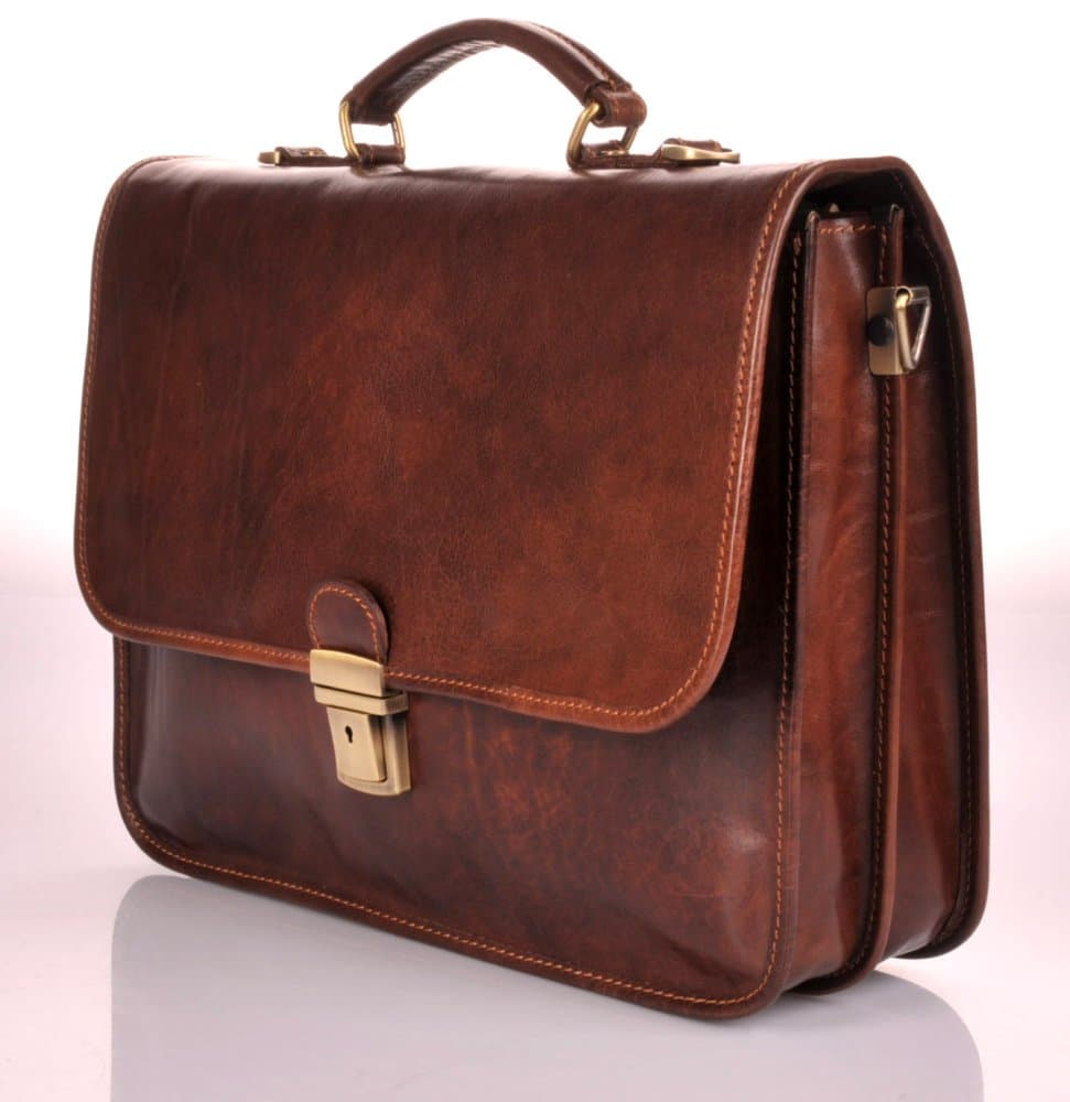 Giglio leather pánská kožená aktovka 224 NZ hnědá - náhled 3