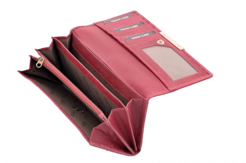 Dámská kožená peněženka SEGALI 7066 Fuxia růžová - náhled 4