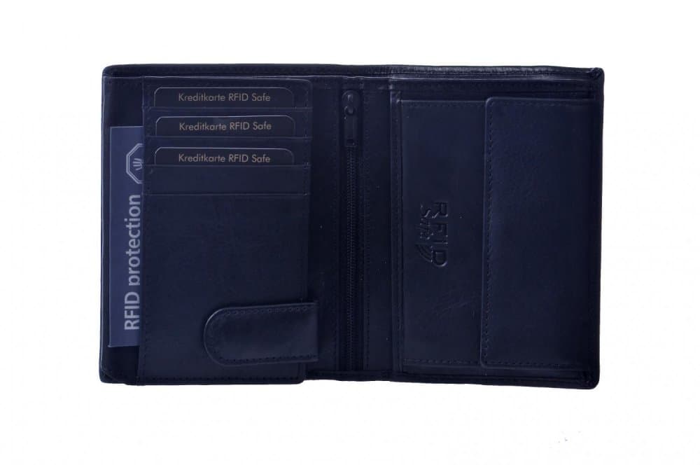 Pánská peněženka kožená černá s RFID DATA SAFE ochranou LBC-110 - náhled 3