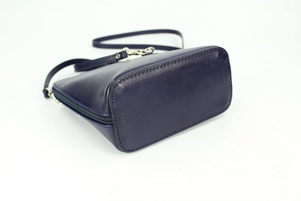 Giglio leather malá dámská kožená kabelka 133 tmavě modrá - náhled 4