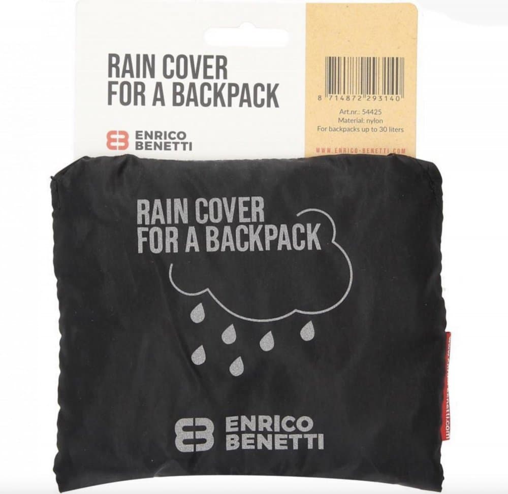 Enrico Benetti Univerzální černá pláštěnka na batoh 54425-001 - náhled 4