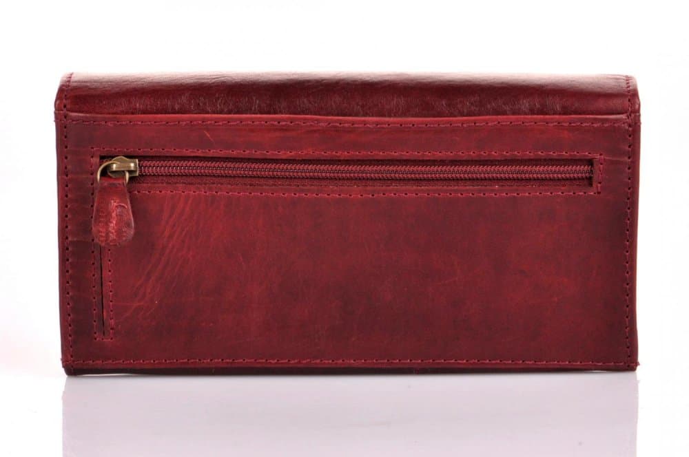 Dámská kožená peněženka Lagen 6011/T W.Red/Black - náhled 3
