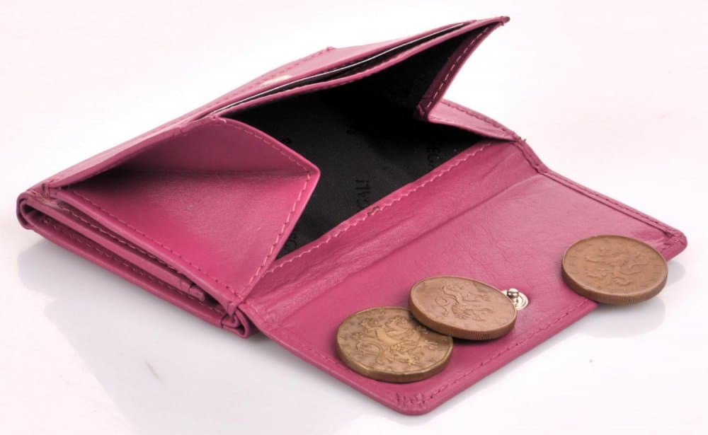 Dámská malá peněženka SEGALI SG-1756 fialová Fuchsia - náhled 3