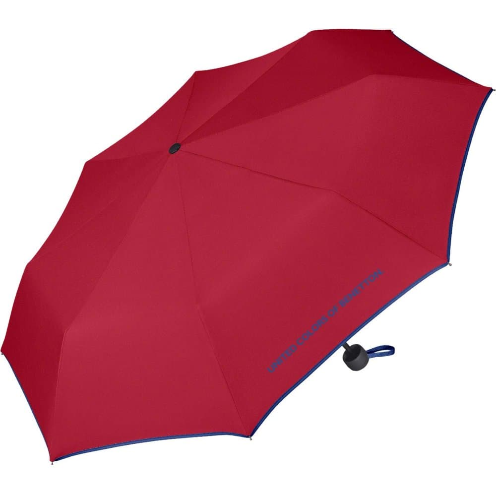 Benetton deštník skládací Super Mini red 56203 červený - náhled 2