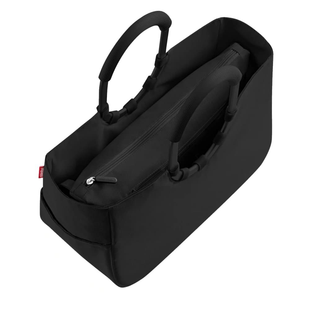 Nákupní taška Reisenthel Loopshopper M Frame Black/Black OS7040 – 12 l s organizérem - náhled 2