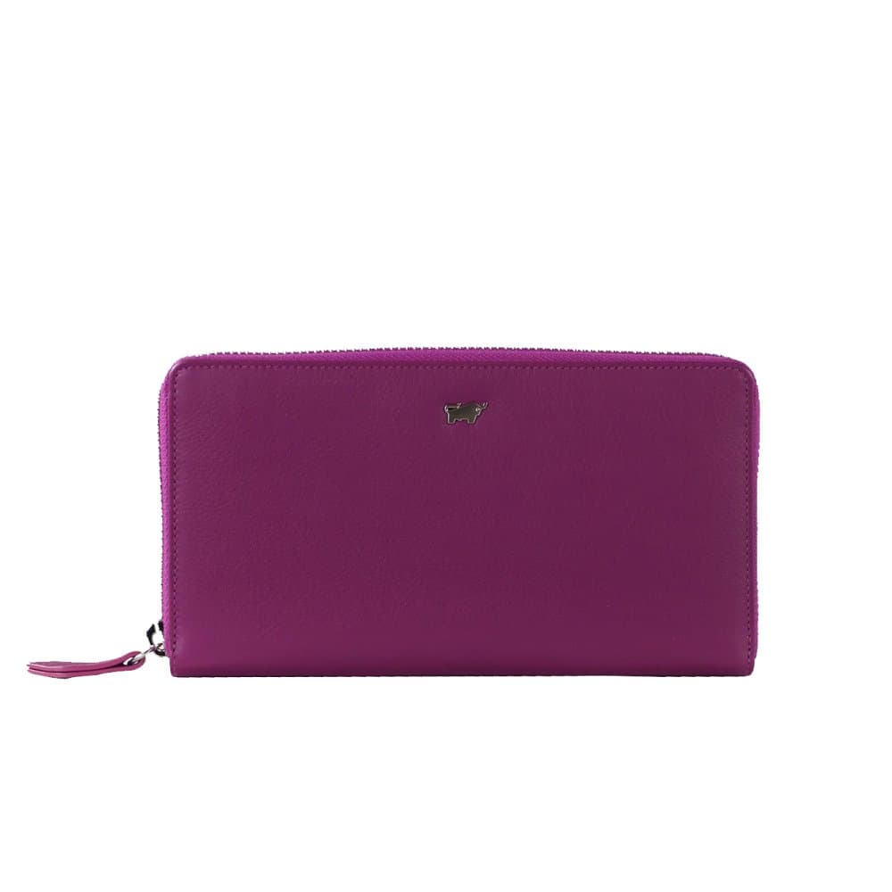 Dámská kožená peněženka Braun Büffel JOY s RFID ochranou – Purple Plum 41355-294-084