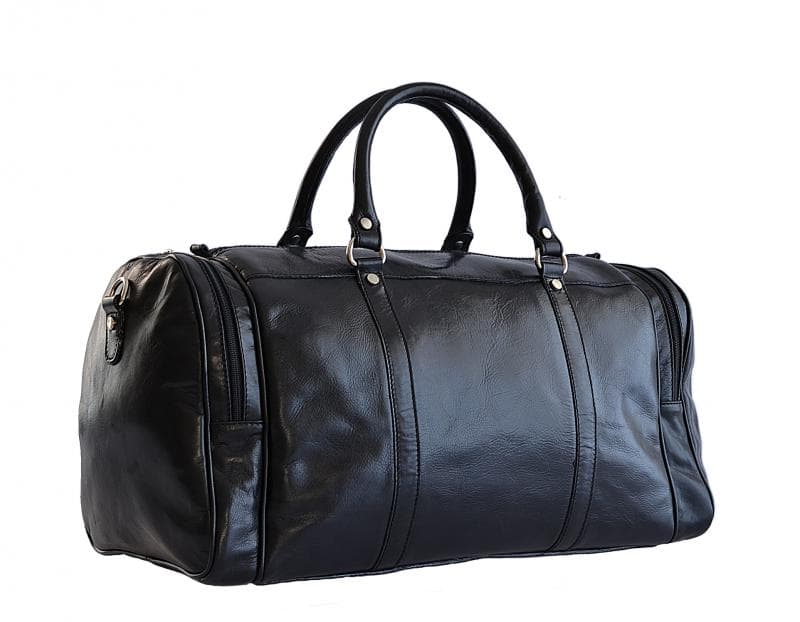 Giglio leather kožená cestovní taška 0429 černá - náhled 4