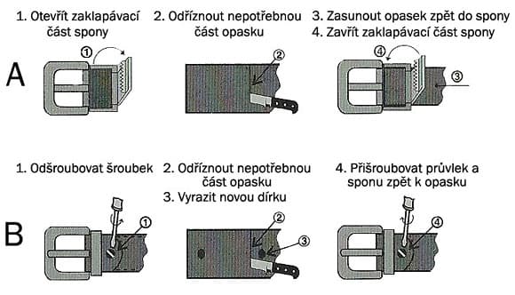 Penny Belts kožený pásek 4163 černý 100 cm - náhled 2