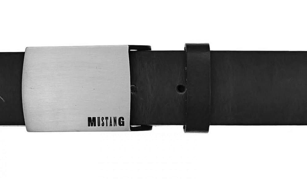 Kožený pásek Mustang MG2102L15-0791 černý 110 cm - náhled 2